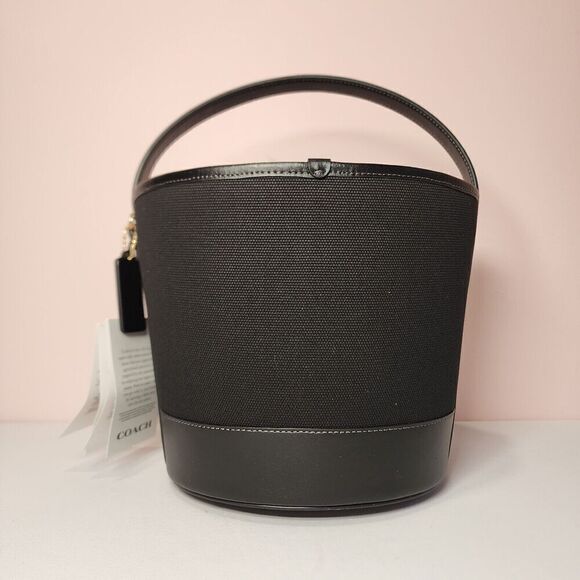 NWT Coach CW532 Halloween Trick Or Treat Bucket Black Cat Face - Picture 3 of 6